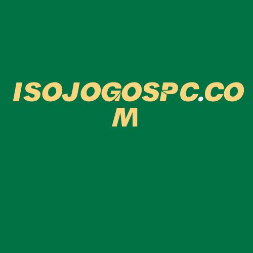 Logo da ISOJOGOSPC